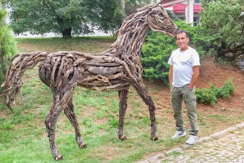 Horse walking position