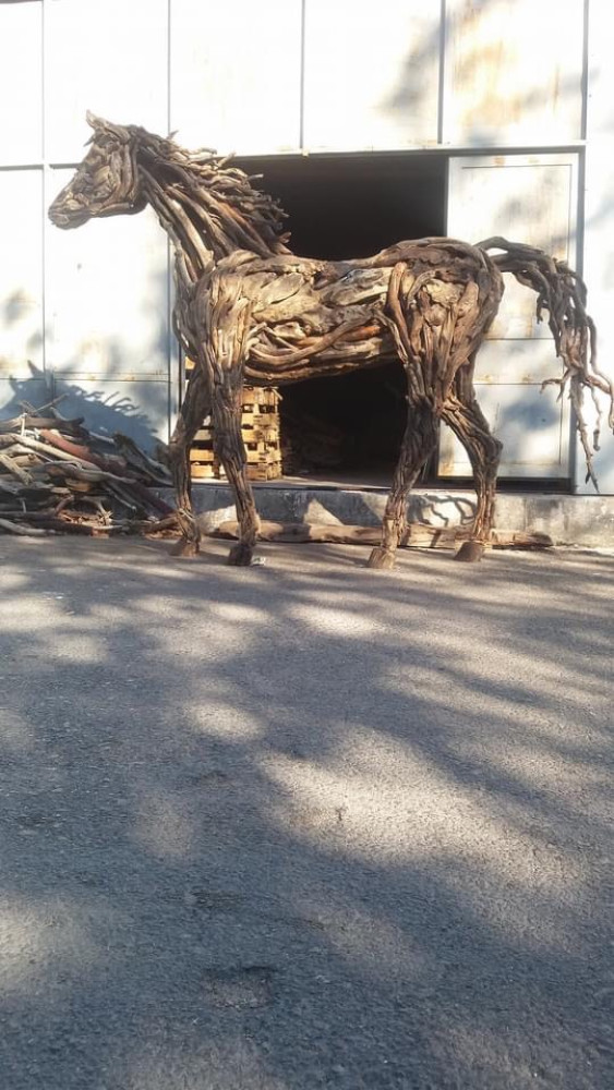 Horse walking position