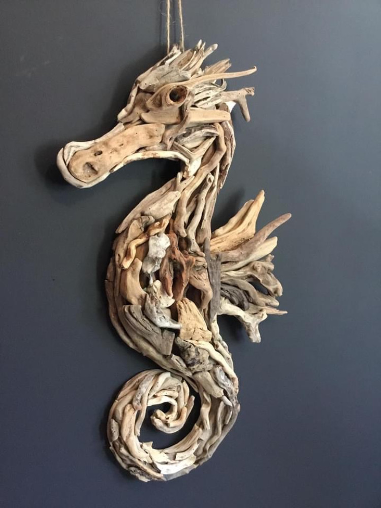 Seahorse for wall hanging
